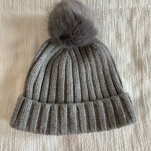 Super cute J. Crew beanie with pom pom